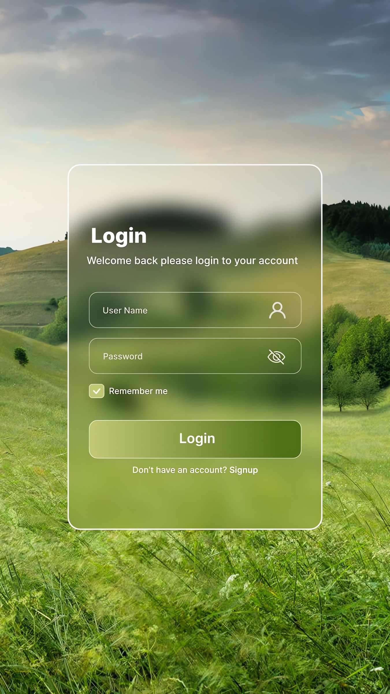 Ecrã de login de uma plataforma